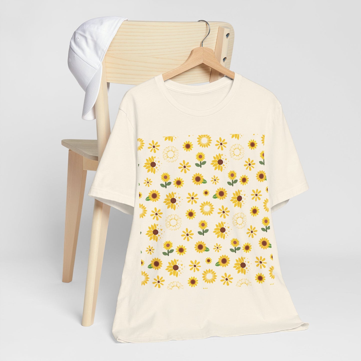 Camisa unisex con ráfaga de girasol