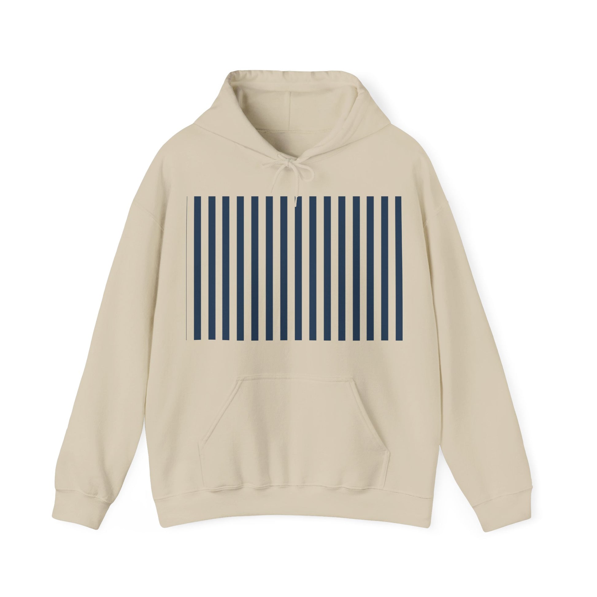 Navy Blue Stripes Hoodie - Hoodie - Kristine Celestine