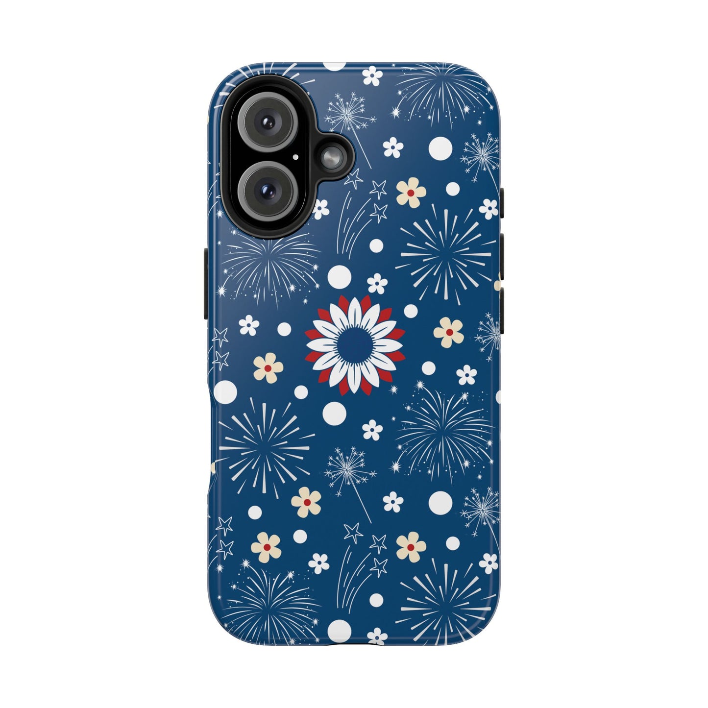 USA Daisy Fireworks Tough Phone Case for iPhone and Samsung Galaxy