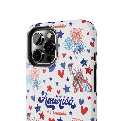 America the Beautiful Tough Phone Case for iPhone and Samsung Galaxy