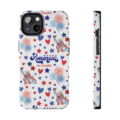 America the Beautiful Tough Phone Case for iPhone and Samsung Galaxy