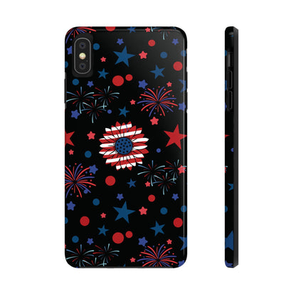 Starry Night America Tough Phone Case for iPhone and Samsung Galaxy