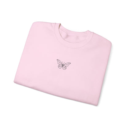 Simple Butterfly Crewneck Sweatshirt