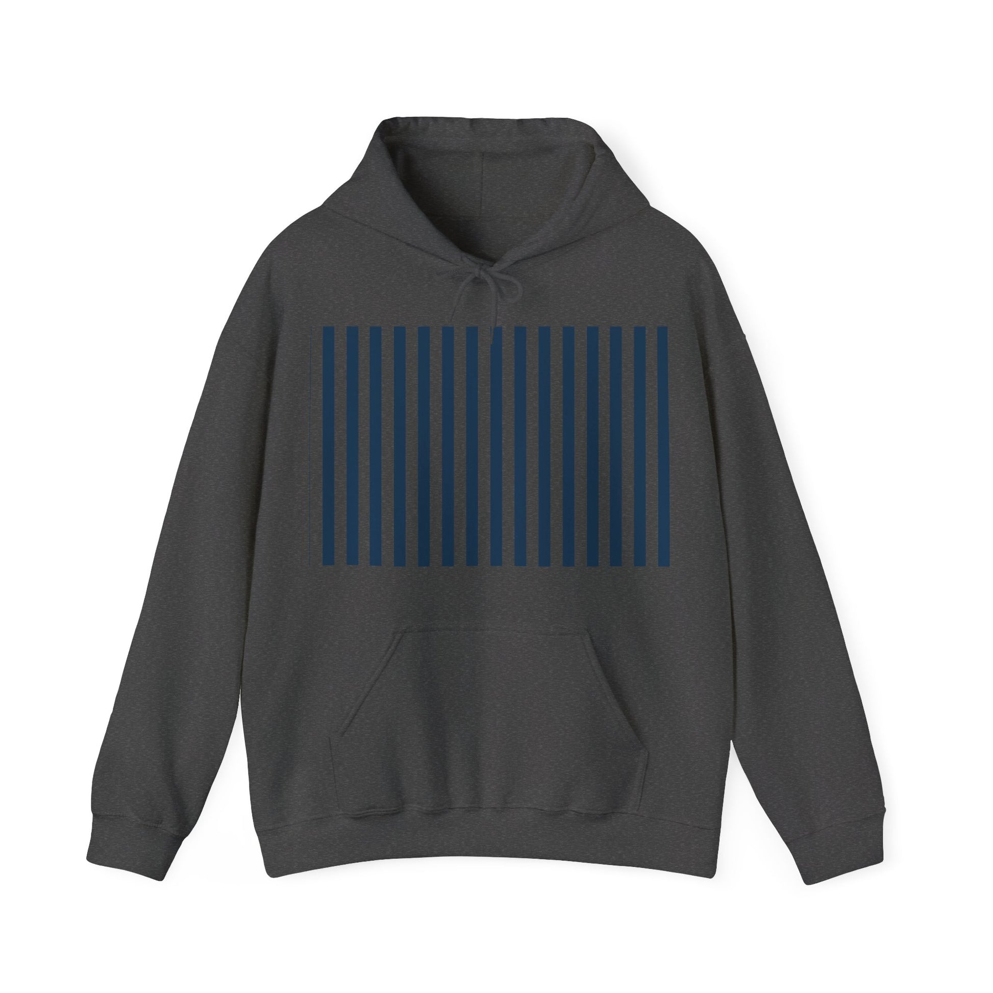 Navy Blue Stripes Hoodie - Hoodie - Kristine Celestine