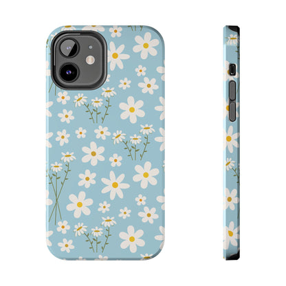 Sky Blue Daisy Tough Phone Case for iPhone and Samsung Galaxy