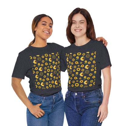 Sunflower Burst Unisex Shirt - T - Shirt - Printify - Kristine Celestine