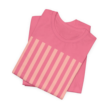 Coral Pink Stripes Shirt