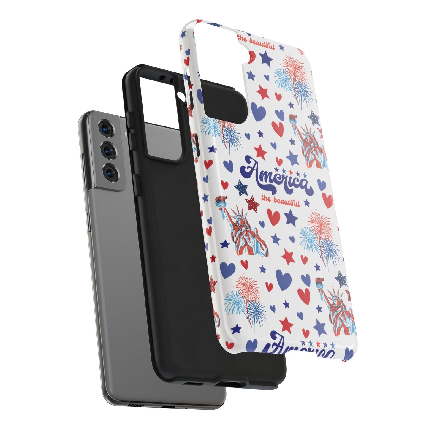 America the Beautiful Tough Phone Case for iPhone and Samsung Galaxy