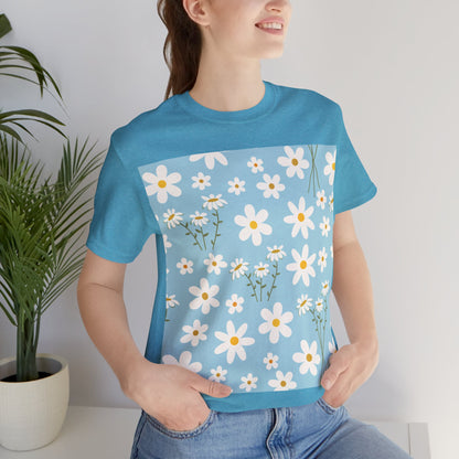 Sky Blue Daisy T - Shirt - T - Shirt - Kristine Celestine