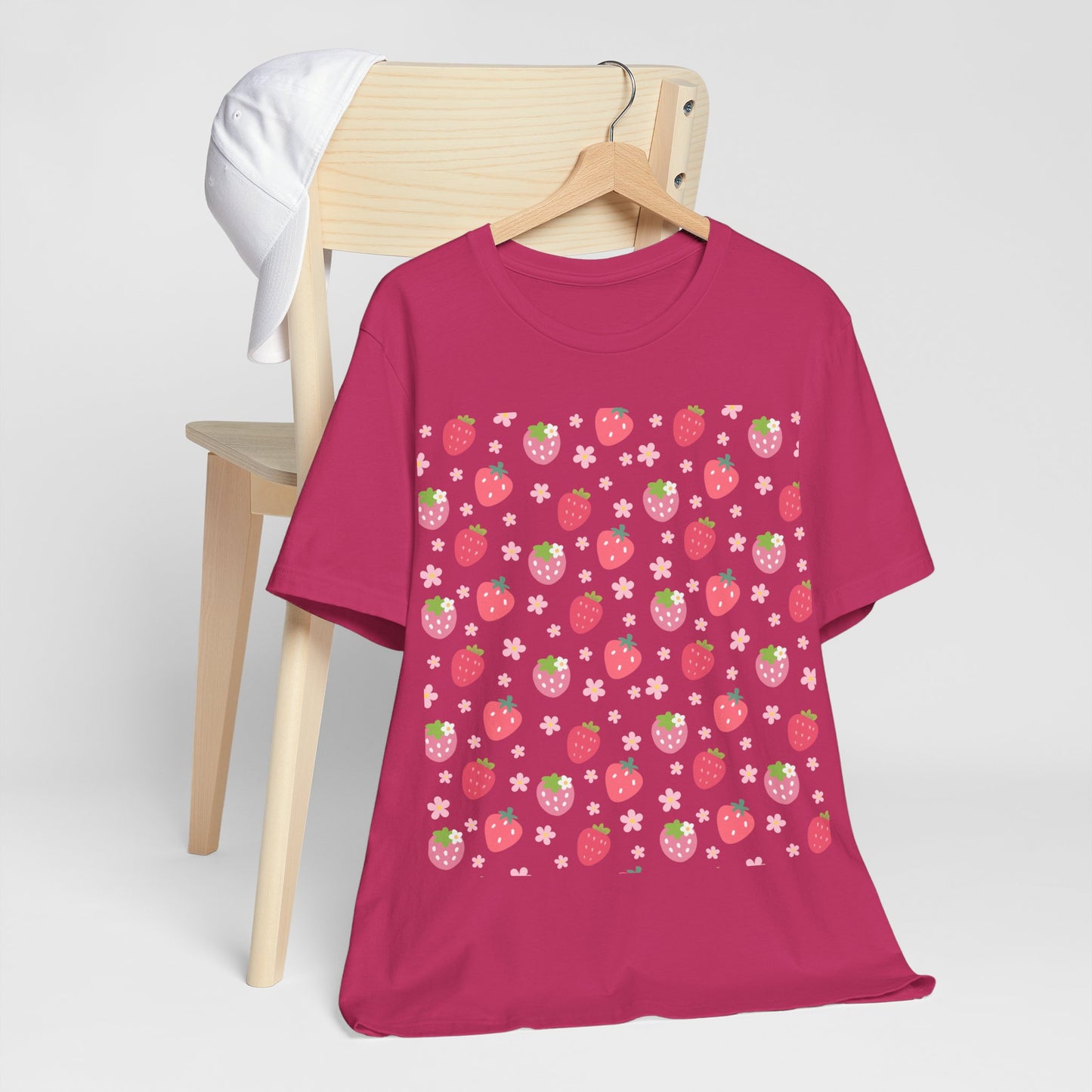 Strawberries and Daisies T - Shirt - T - Shirt - Kristine Celestine