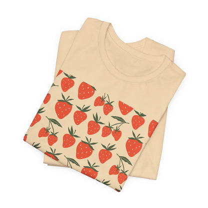 Tropical Strawberry T - Shirt - T - Shirt - Kristine Celestine