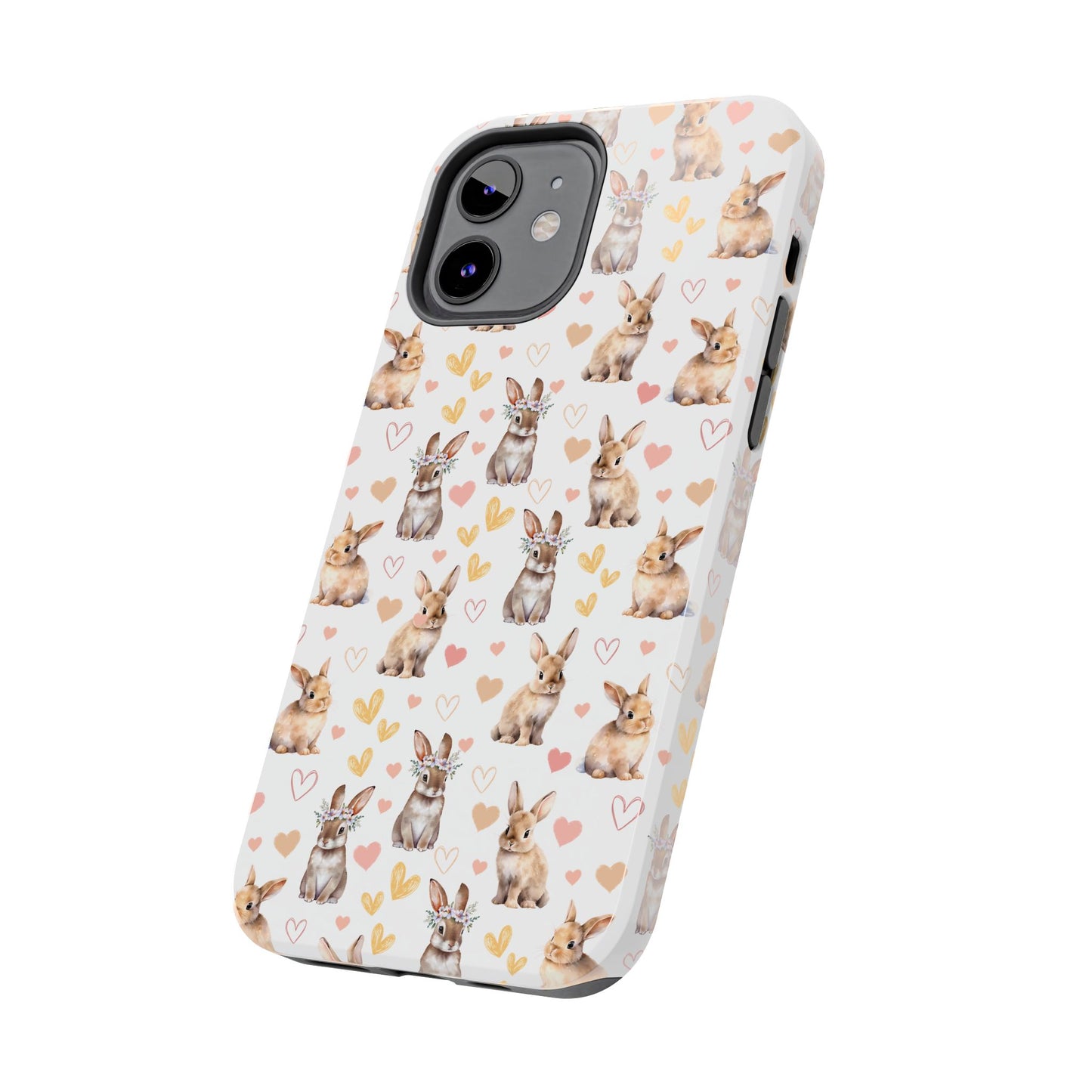 Bunny Love Tough Phone Case for iPhone and Samsung Galaxy