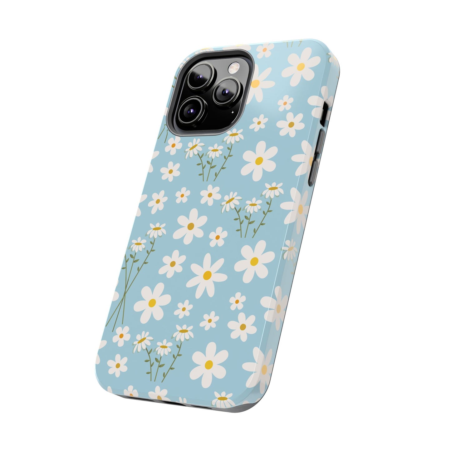 Sky Blue Daisy Tough Phone Case for iPhone and Samsung Galaxy