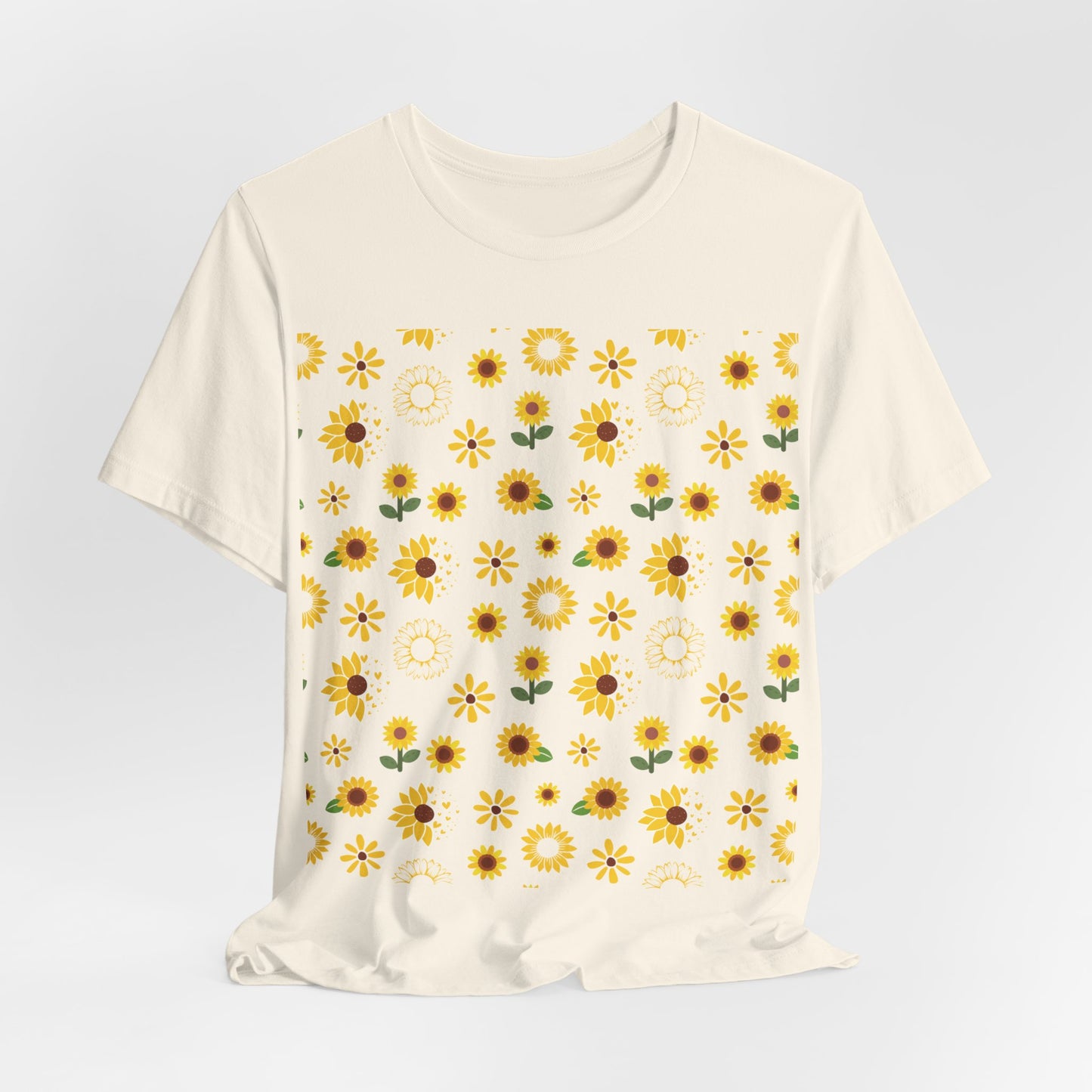 Camisa unisex con ráfaga de girasol