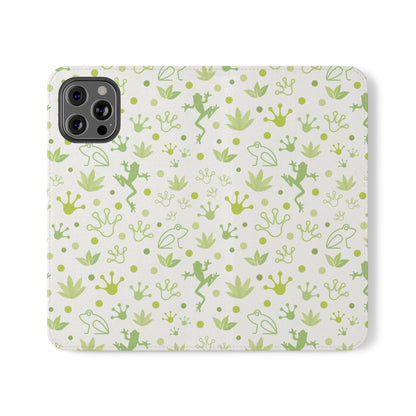 Froggy Flip Phone Case Cover with Pockets - Phone Case - Kristine Celestine