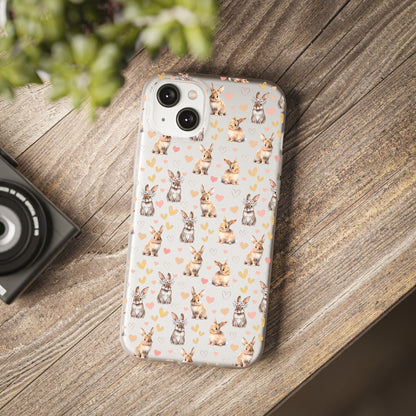 Bunny Love Flexible Phone Case iPhone Case Samsung Galaxy - Phone Case - Kristine Celestine