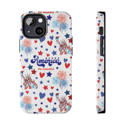 America the Beautiful Tough Phone Case for iPhone and Samsung Galaxy