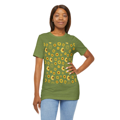 Sunflower Burst T - Shirt - T - Shirt - Kristine Celestine