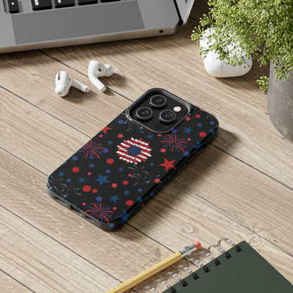 Starry Night America Tough Phone Case for iPhone and Samsung Galaxy