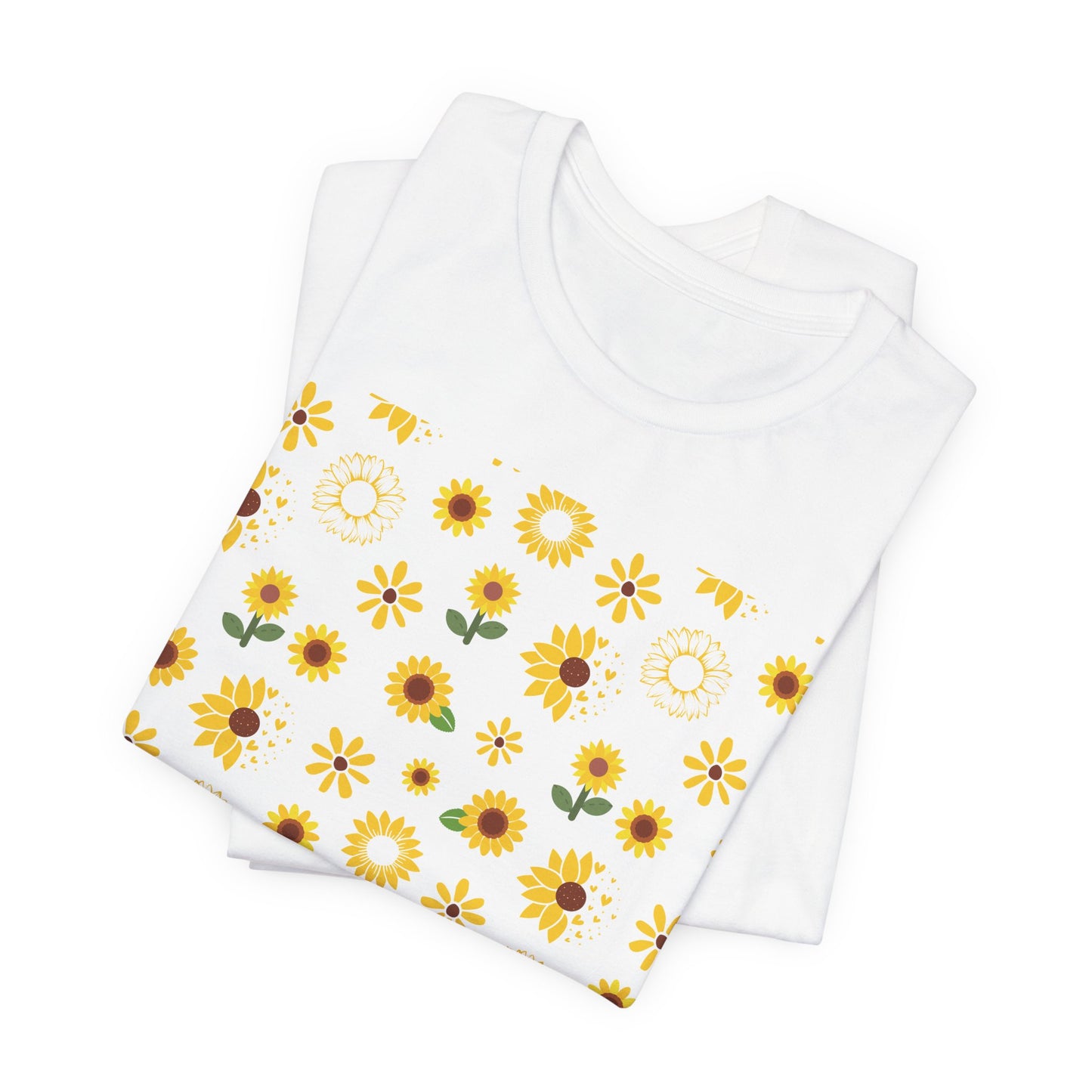 Camisa unisex con ráfaga de girasol