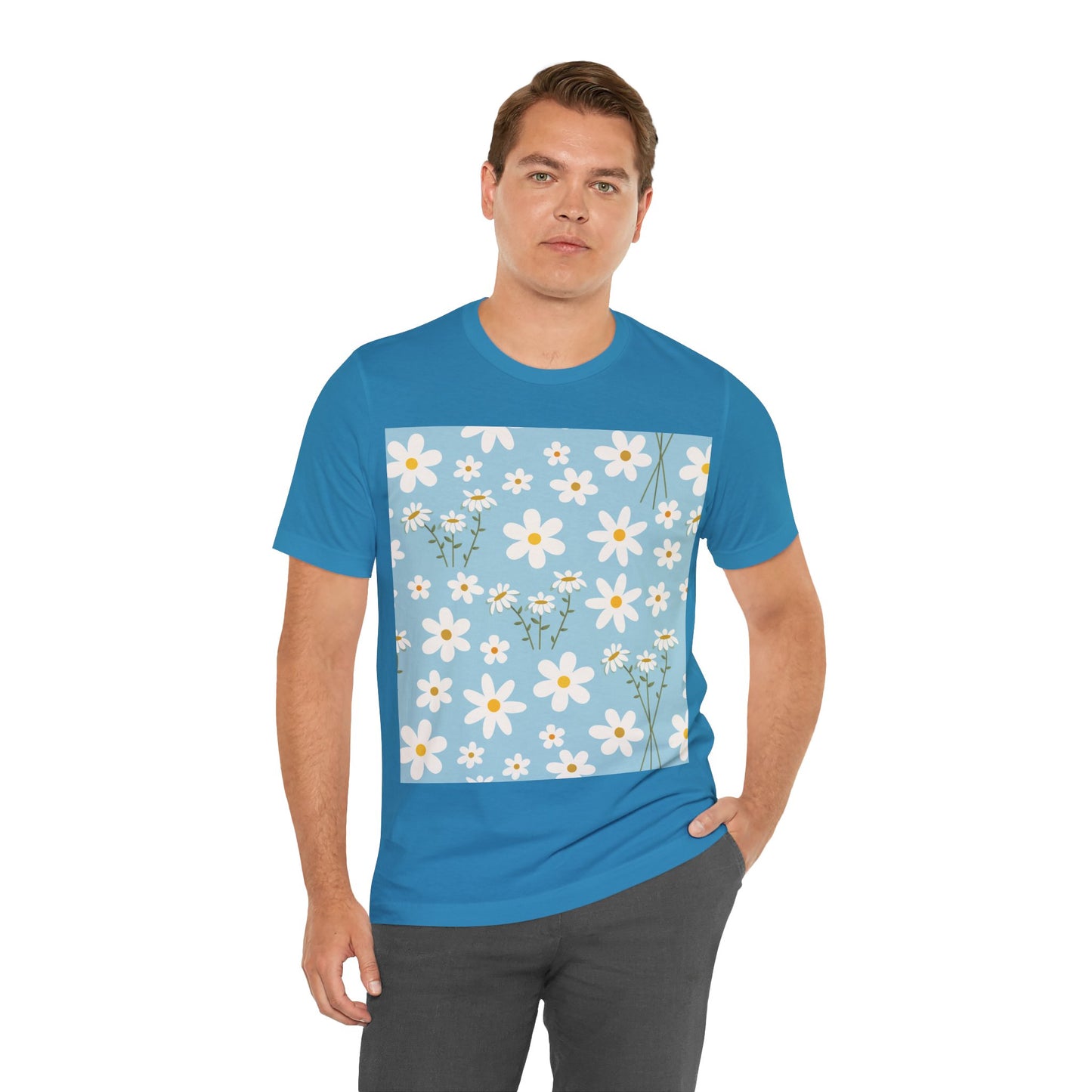 Sky Blue Daisy T - Shirt - T - Shirt - Kristine Celestine