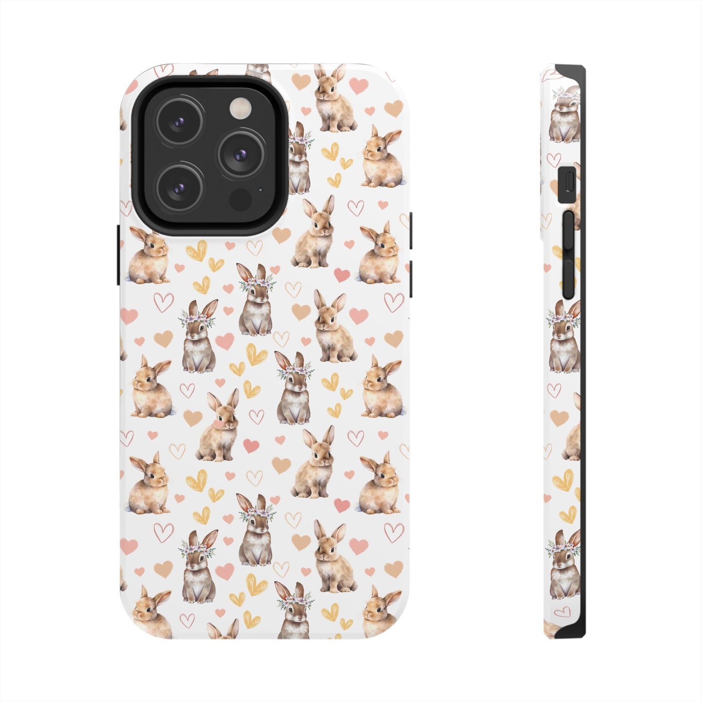 Bunny Love Tough Phone Case for iPhone and Samsung Galaxy