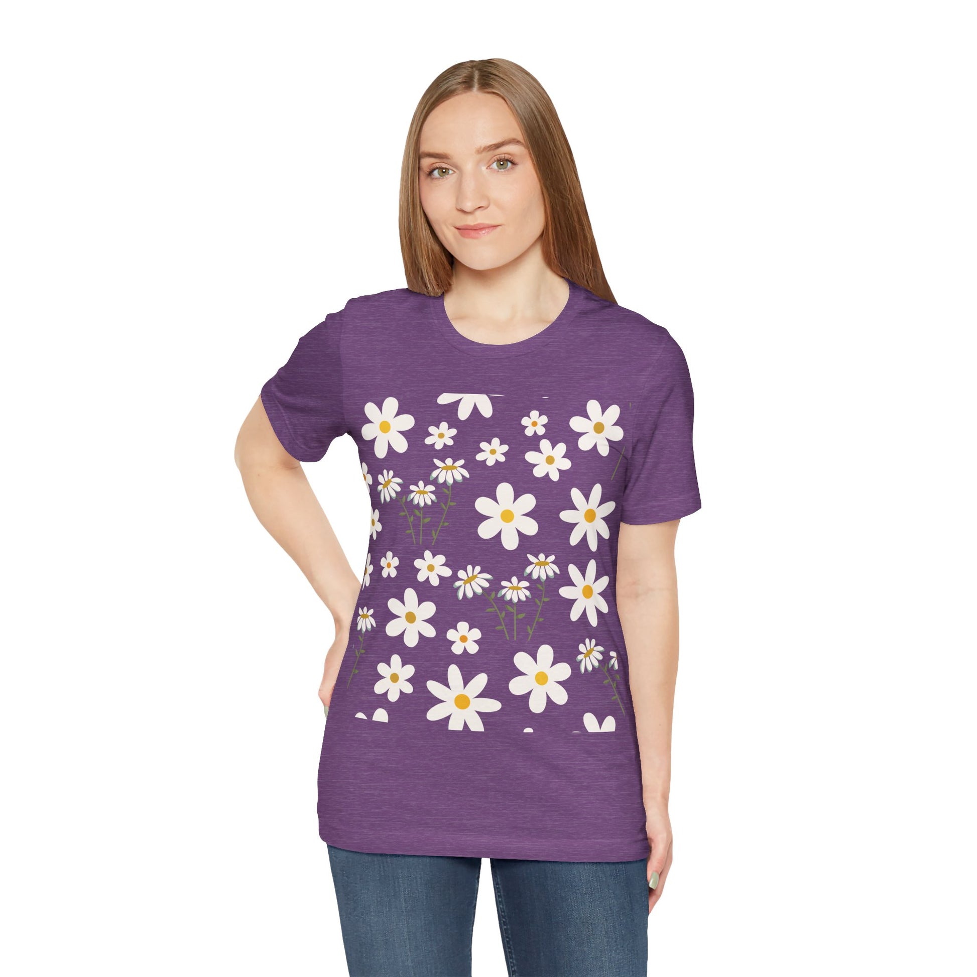 Daisy Meadow Flower Shirt - T - Shirt - Printify - Kristine Celestine