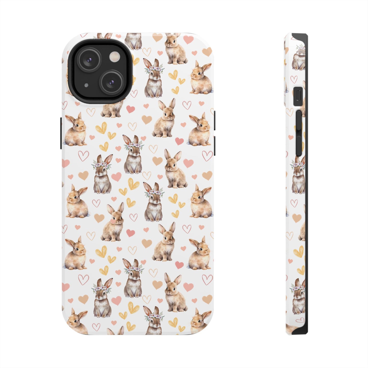 Bunny Love Tough Phone Case for iPhone and Samsung Galaxy