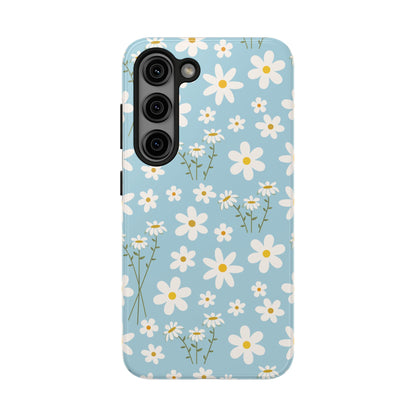 Sky Blue Daisy Tough Phone Case for iPhone and Samsung Galaxy