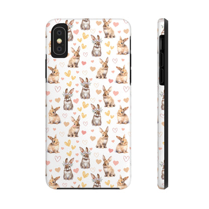 Bunny Love Tough Phone Case for iPhone and Samsung Galaxy