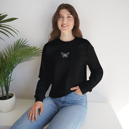 Simple Butterfly Crewneck Sweatshirt