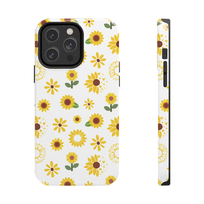 Sunflower Burst Tough Phone Case for iPhone and Samsung Galaxy