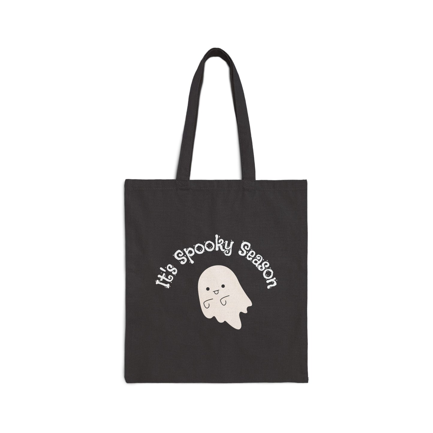 It's Spooky Season Halloween Trick or Treat Bag Cotton Canvas Tote Bag