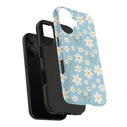 Sky Blue Daisy Tough Phone Case for iPhone and Samsung Galaxy