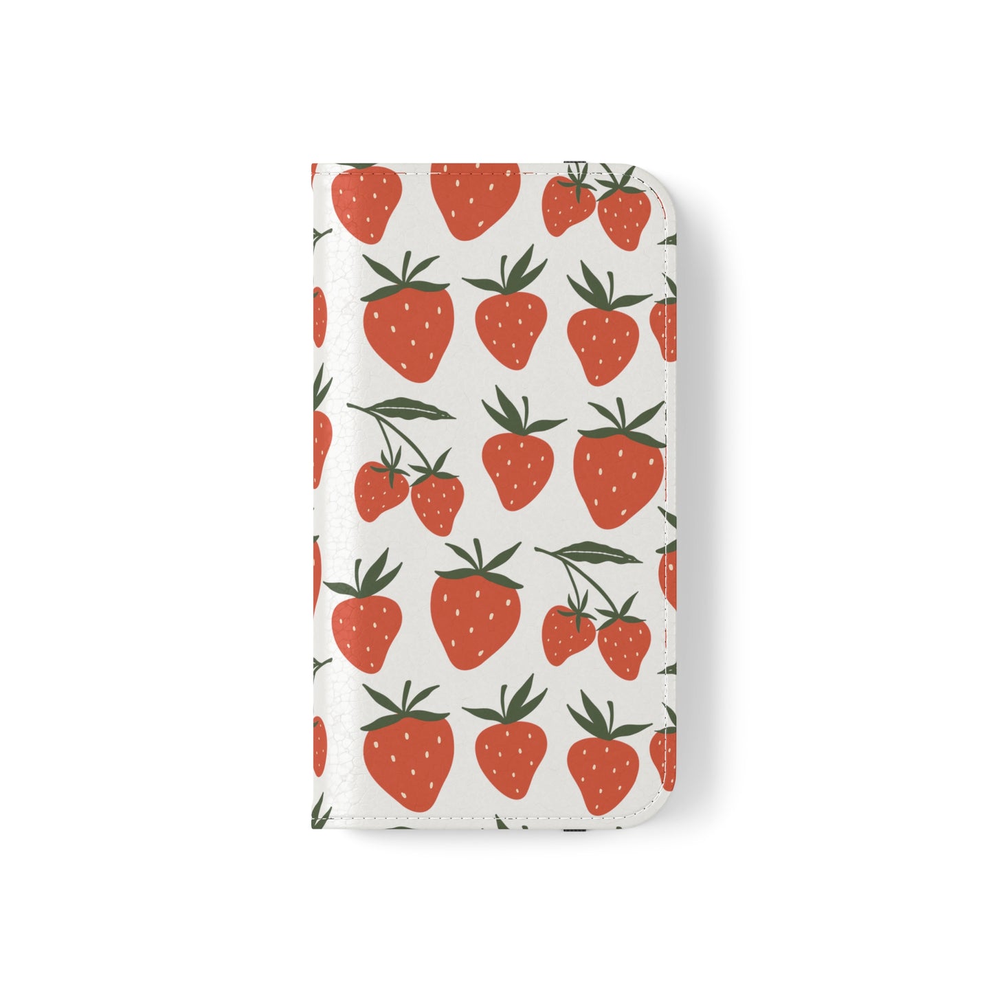 Tropical Strawberry Flip Phone Case Cover with Pockets - Phone Case - Kristine Celestine