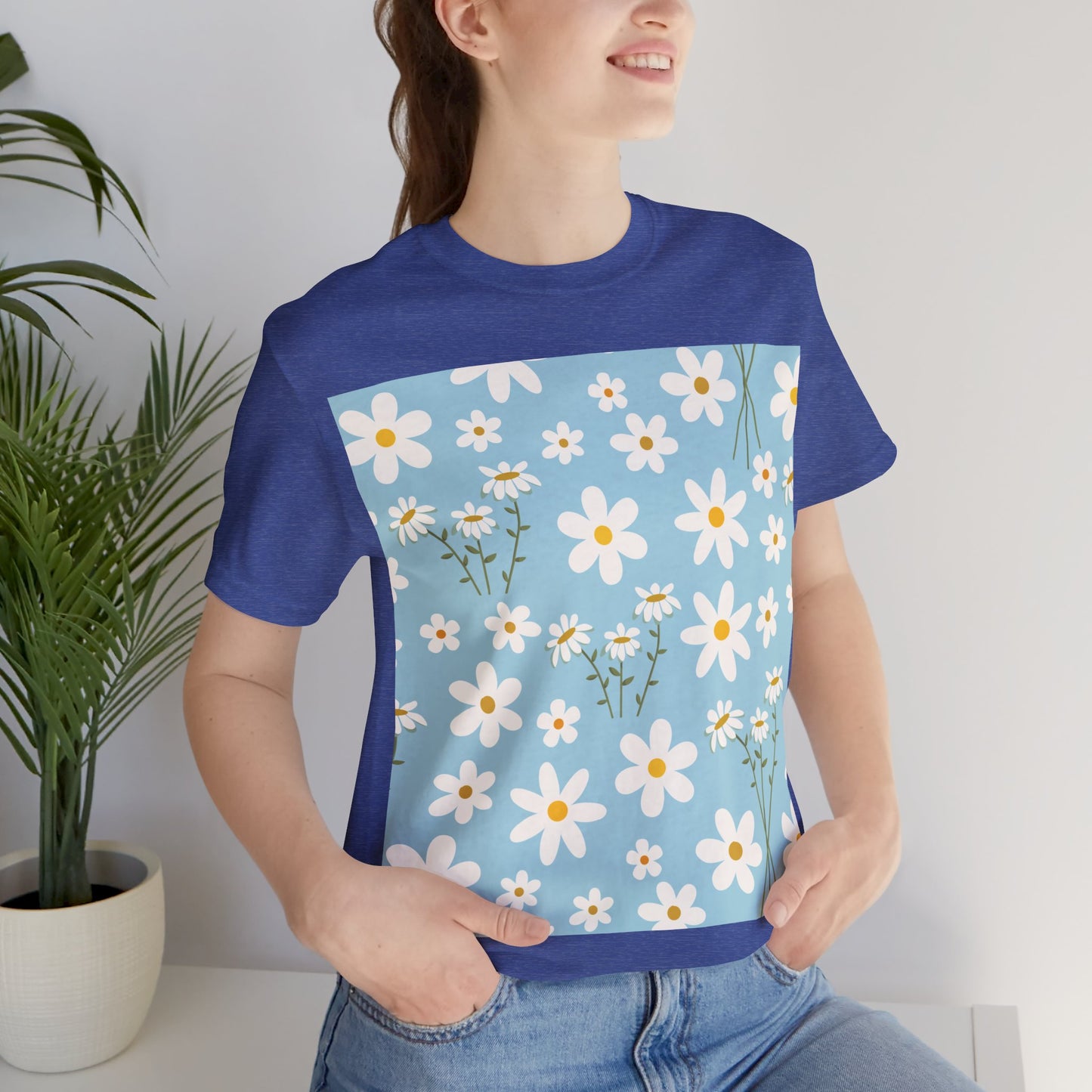 Sky Blue Daisy T - Shirt - T - Shirt - Kristine Celestine