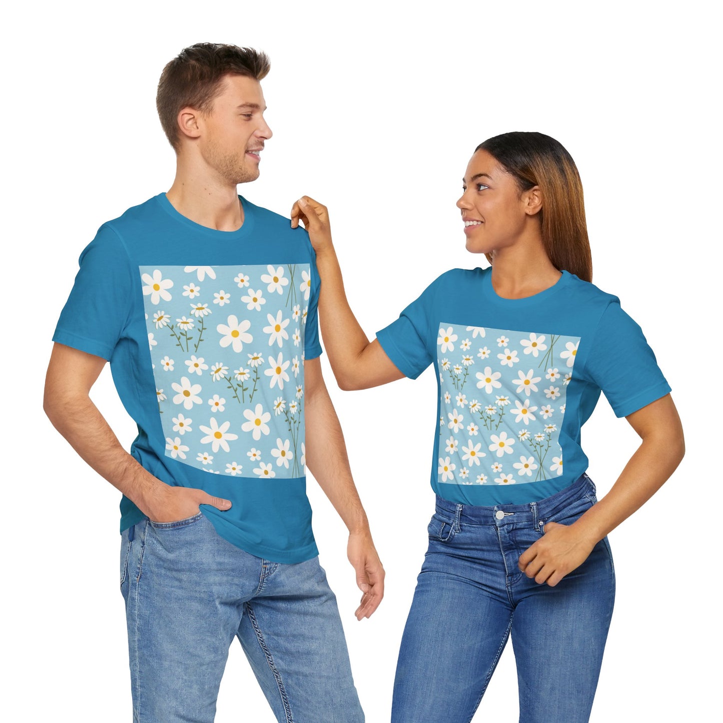 Sky Blue Daisy T - Shirt - T - Shirt - Kristine Celestine