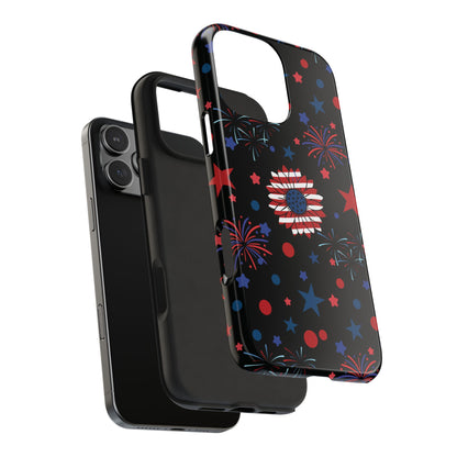 Starry Night America Tough Phone Case for iPhone and Samsung Galaxy