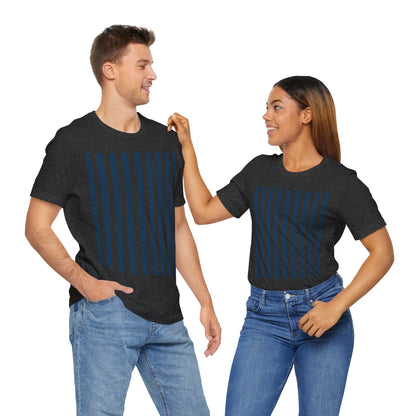 Navy Blue Stripes Shirt Royal Blue T - Shirts - T - Shirt - Kristine Celestine