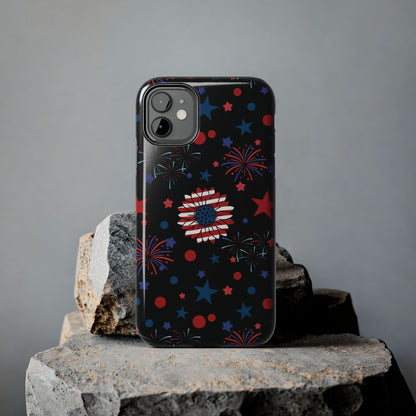 Starry Night America Tough Phone Case for iPhone and Samsung Galaxy