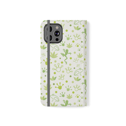 Froggy Flip Phone Case Cover with Pockets - Phone Case - Kristine Celestine