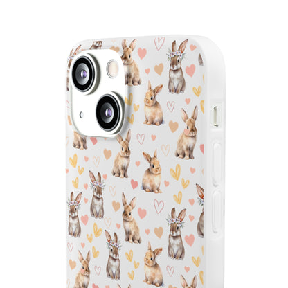 Bunny Love Flexible Phone Case iPhone Case Samsung Galaxy - Phone Case - Kristine Celestine