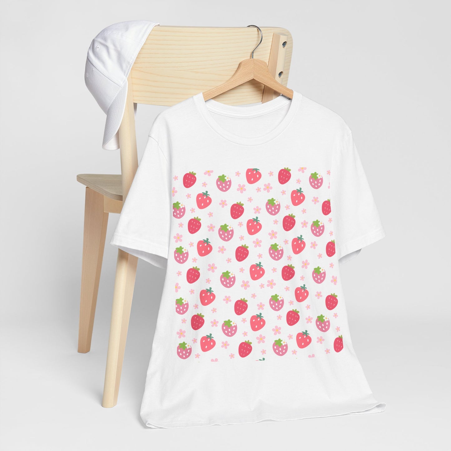 Strawberries and Daisies T - Shirt - T - Shirt - Kristine Celestine