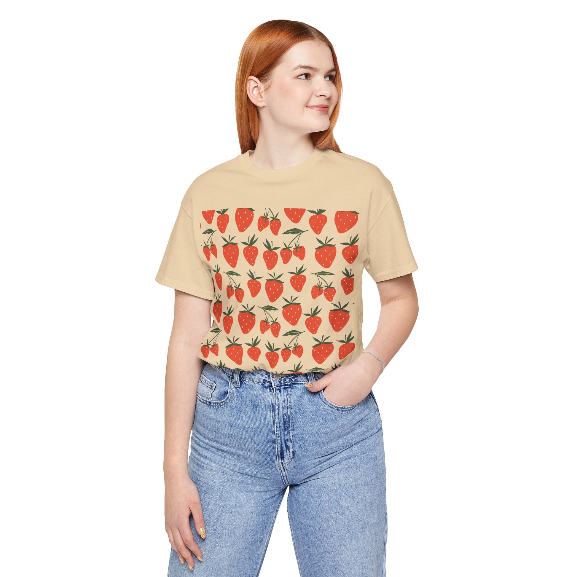 Tropical Strawberry T - Shirt - T - Shirt - Kristine Celestine