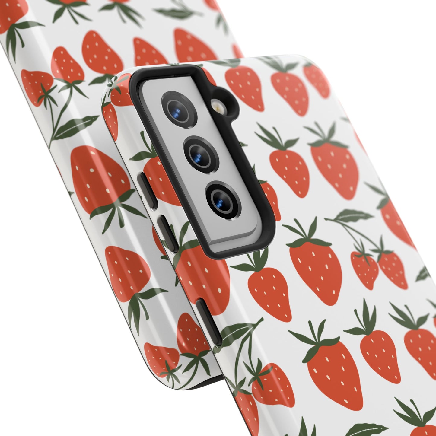 Tropical Strawberry Tough Phone Case for iPhone and Samsung Galaxy