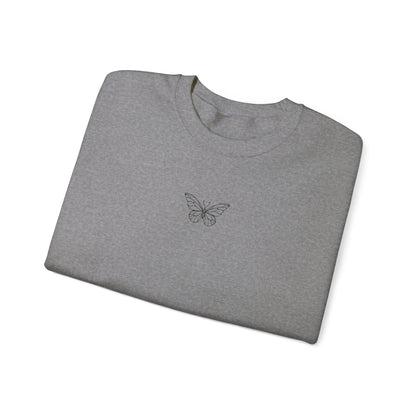 Simple Butterfly Crewneck Sweatshirt