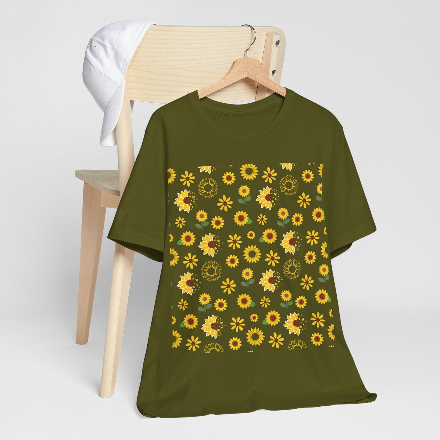 Camisa unisex con ráfaga de girasol