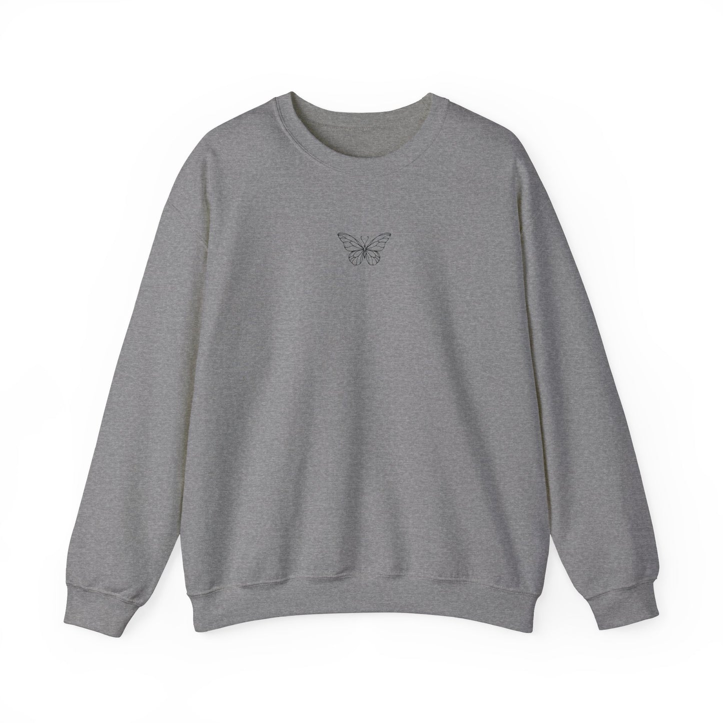 Simple Butterfly Crewneck Sweatshirt