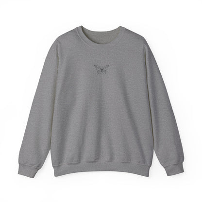 Simple Butterfly Crewneck Sweatshirt