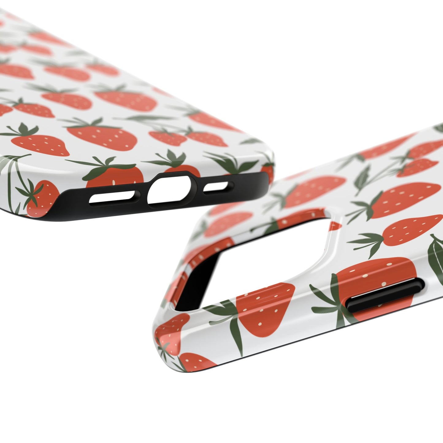 Tropical Strawberry Tough Phone Case for iPhone and Samsung Galaxy